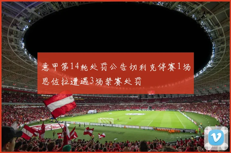 意甲第14轮处罚公告切利克停赛1场恩佐拉遭遇3场禁赛处罚